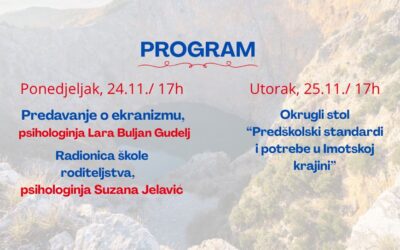 Edukacije ” Između ekrana i zagrljaja”