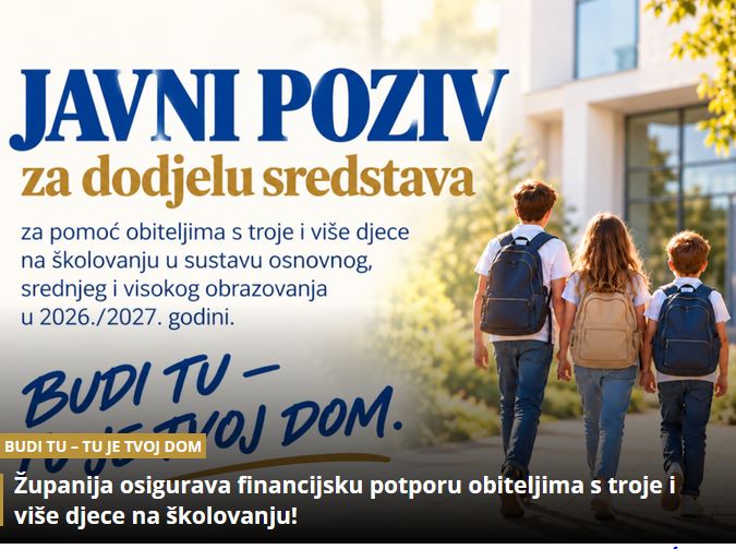 BUDI TU – TU JE TVOJ DOM